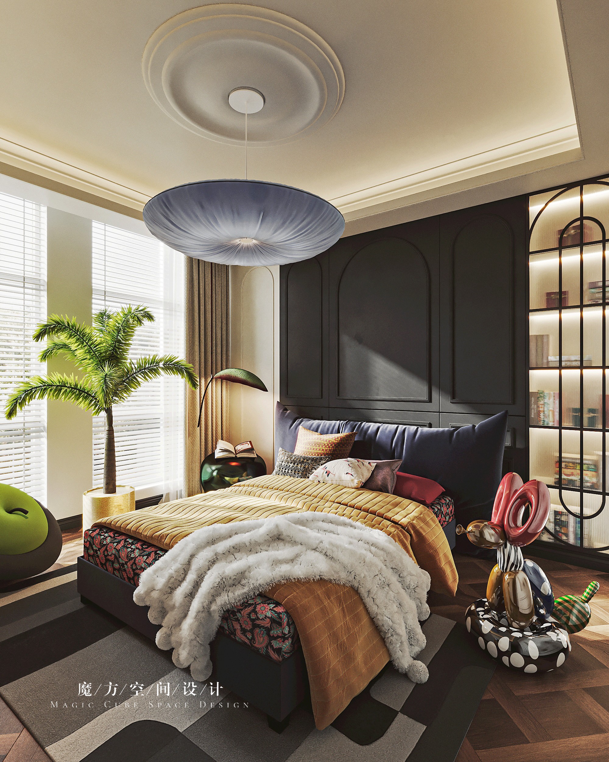 天津•法式复古住宅设计项目丨中国天津丨魔方空间设计-41