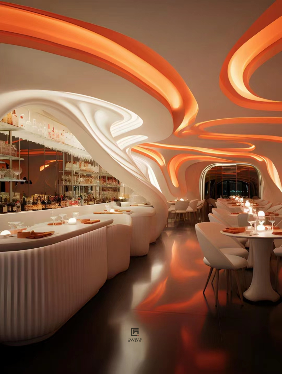 工装餐饮空间设计案例丨尽述人间烟火气-2