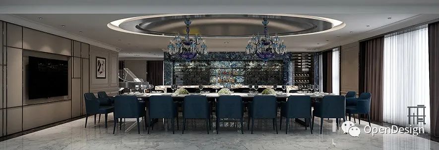 玥庭国际 · 蓝色调的时尚与古典交融的住宅设计丨中国台中丨天境设计-20