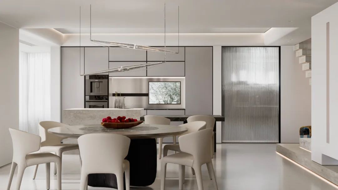 阳光紫郡 · 浪漫轻奢的玻璃糖块空间丨中国成都丨集辰创意空间设计-8