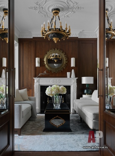 莫斯科彼得罗夫斯基林荫道经典风格三居室公寓设计丨俄罗斯莫斯科-9