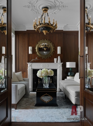 莫斯科彼得罗夫斯基林荫道经典风格三居室公寓设计丨俄罗斯莫斯科-9