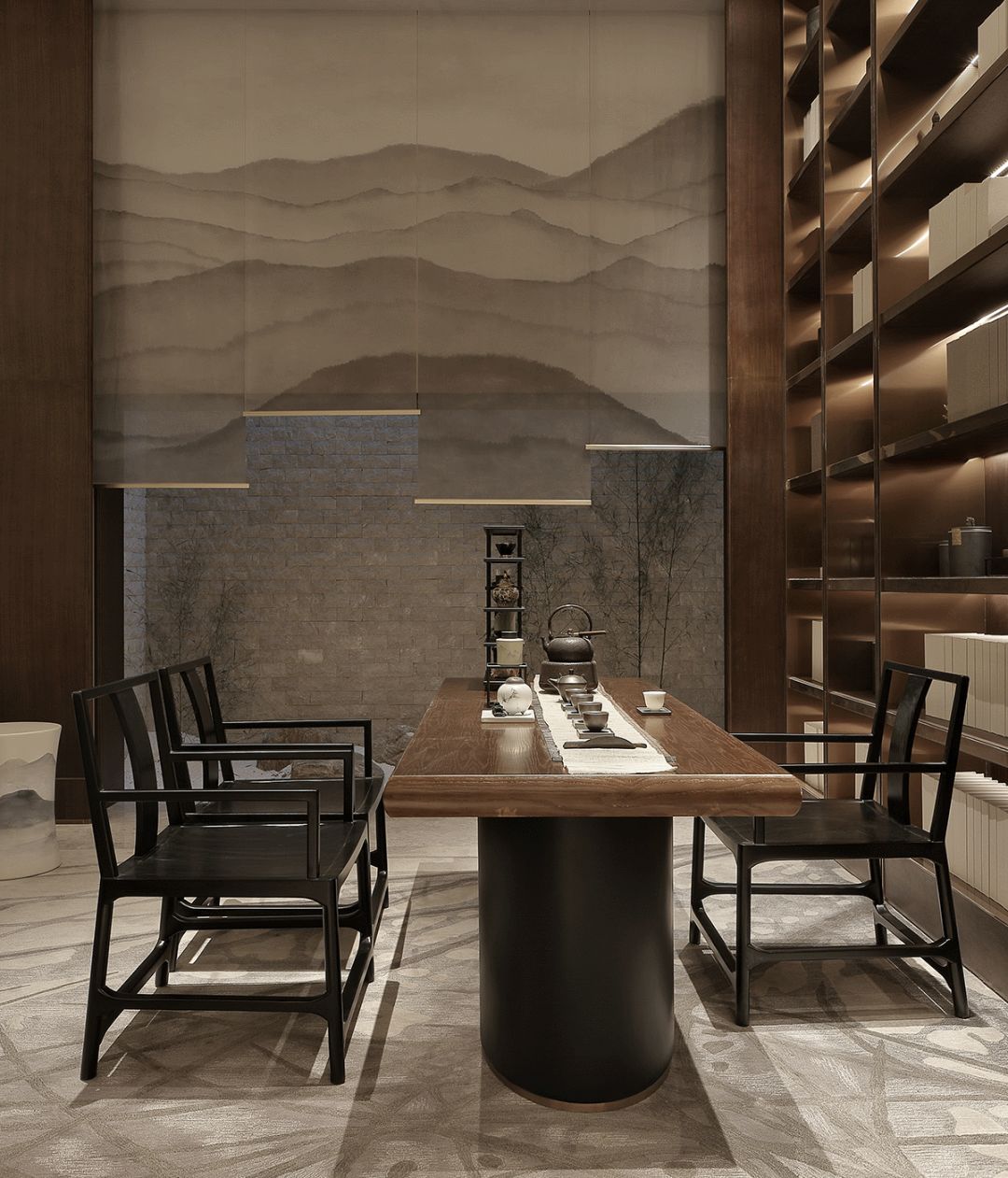 悦云庄 A 户型样板间丨中国南平丨郑州几何空间设计机构-41