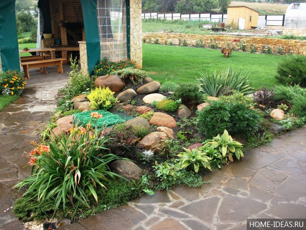 自制阿尔卑斯式假山（阿尔卑斯式花坛）-123