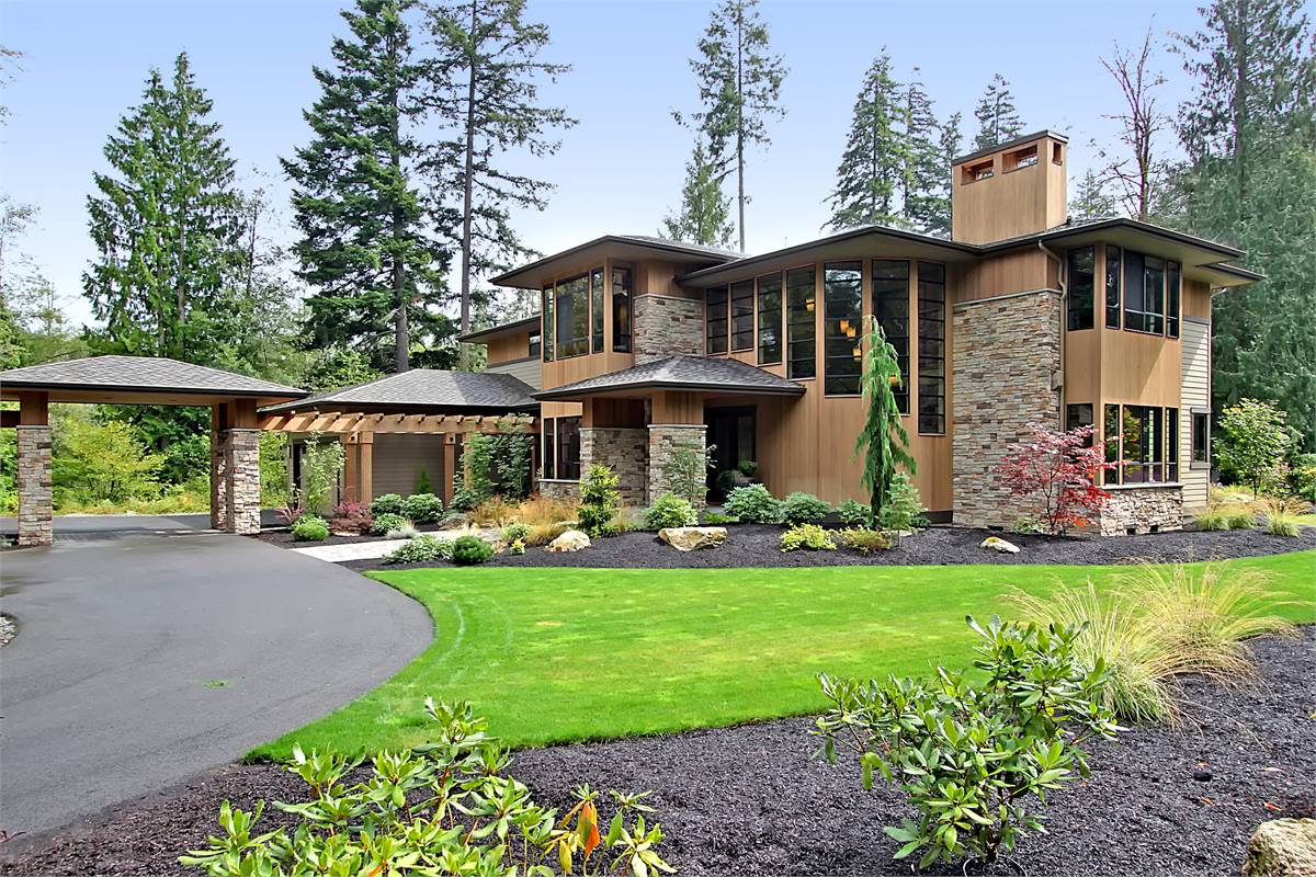 Plan 3346 两层现代住宅设计方案-2