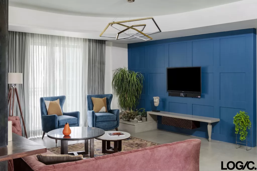 A Spacious, Colour-Rich House Of Curves Designed With Open And Airy Spaces | Logic Architecture + Research - The Architects Diary-0