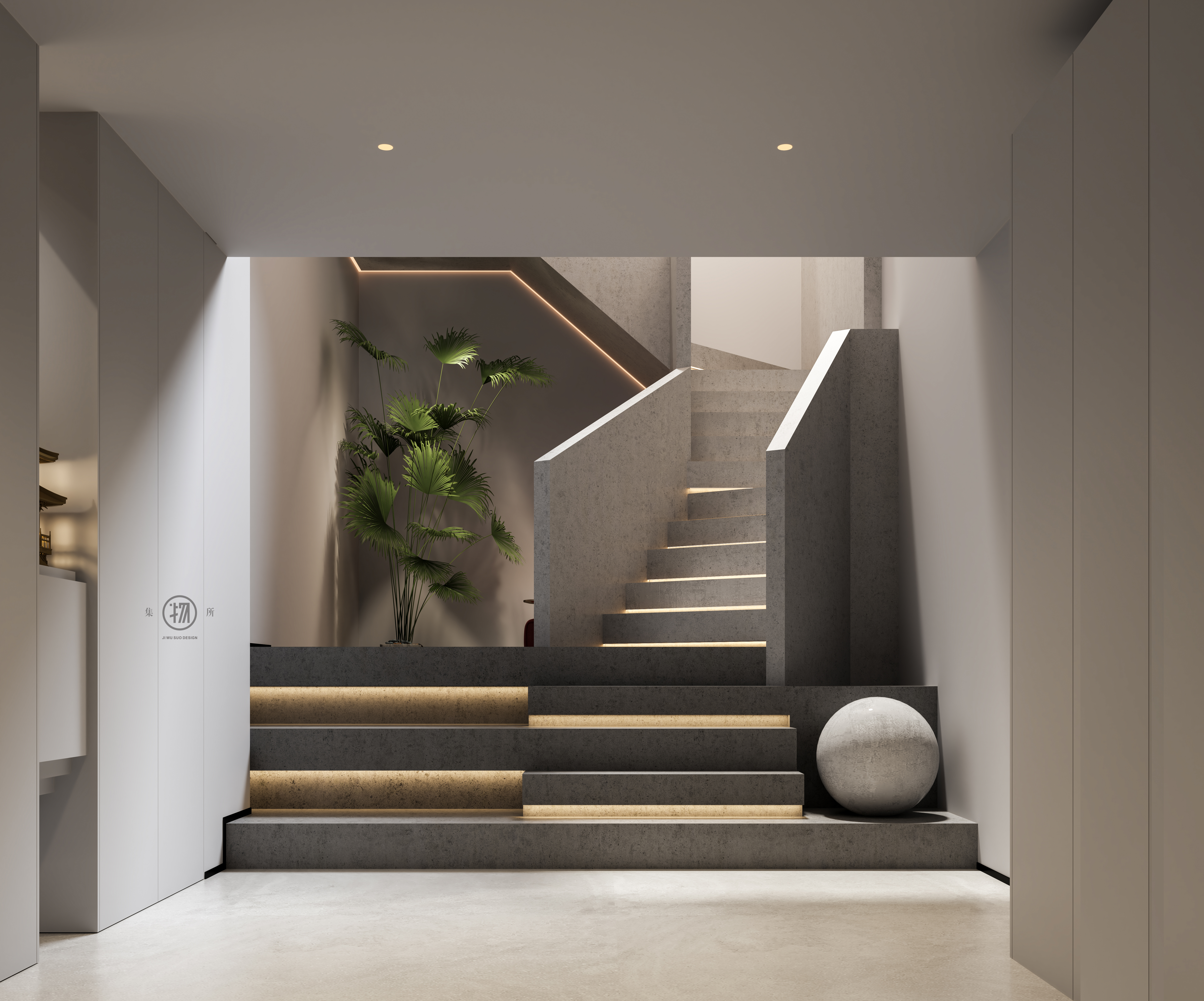 金秋阳光下的住宅商业空间融合丨集物所 Design-14