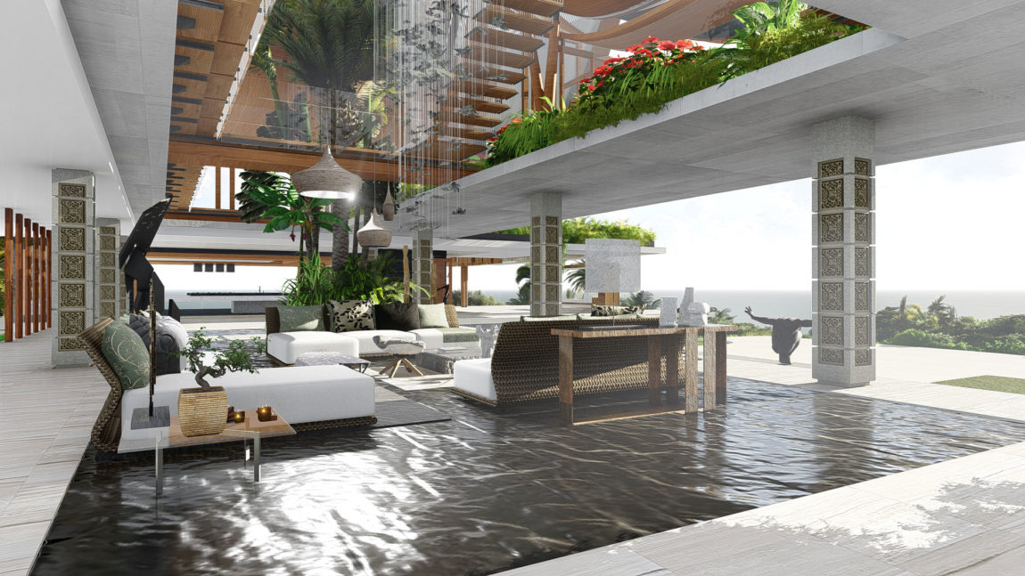 墨西哥尤卡坦半岛上的自然与现代共生之家-35