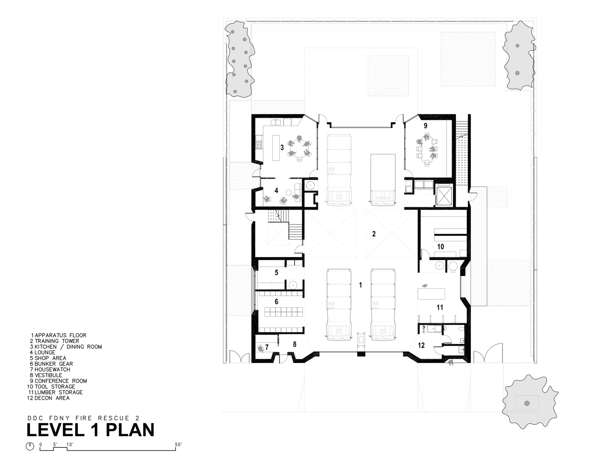 纽约市消防局救援二连设施丨美国纽约丨Studio Gang-26