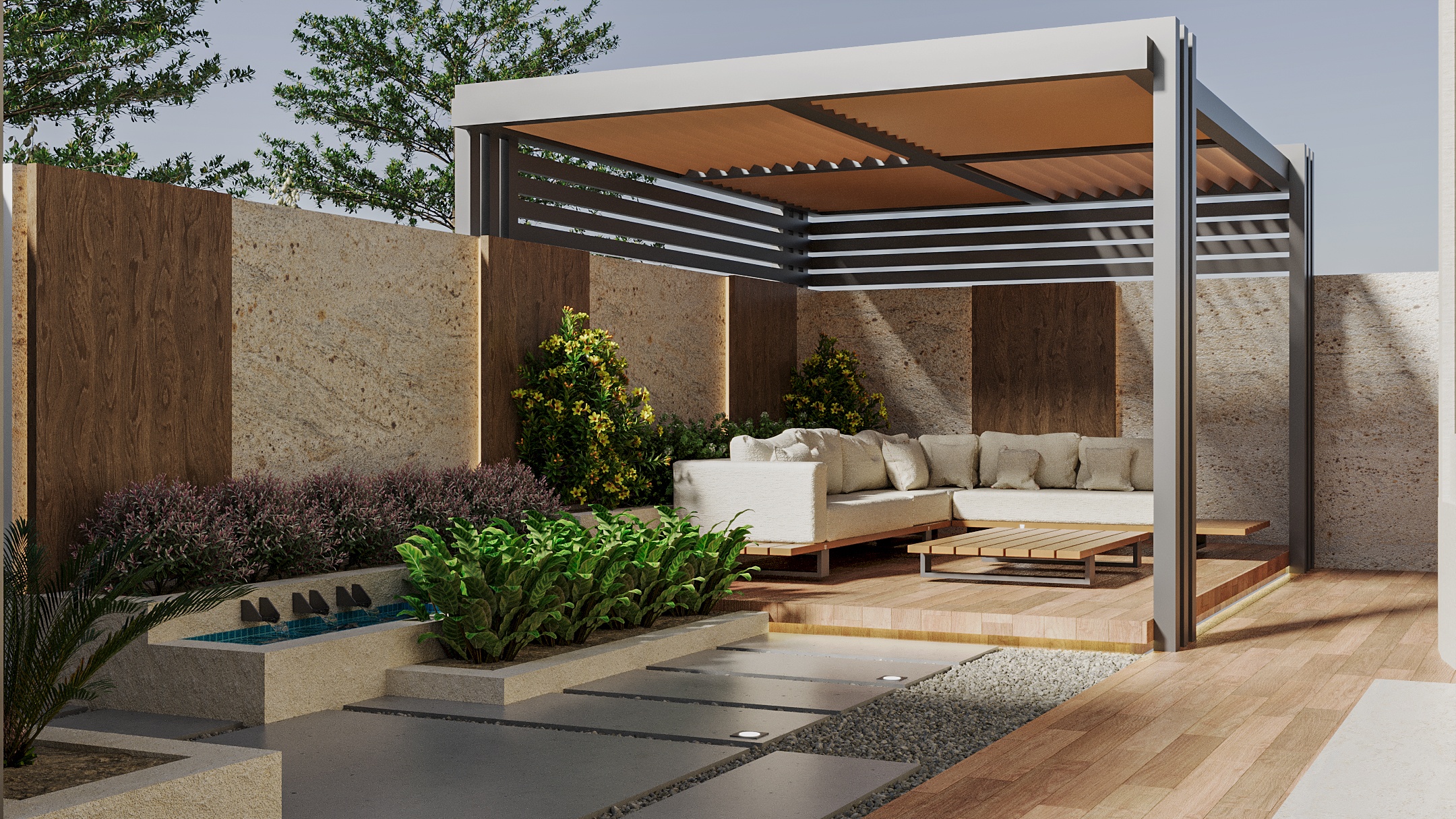 250 sqm area landscape design-1