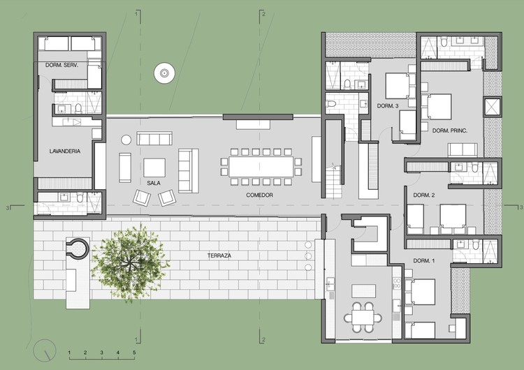 利马临时绿意家园·Casa Cusipata 室内设计-7