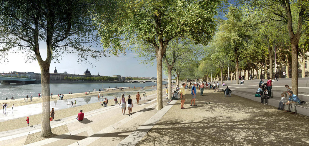 里昂罗讷河畔景观设计-54