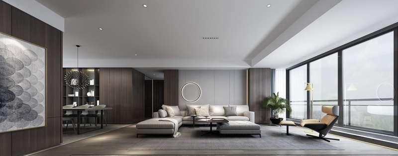 H 空间 · 480㎡简约私宅丨H 空间全案设计-1