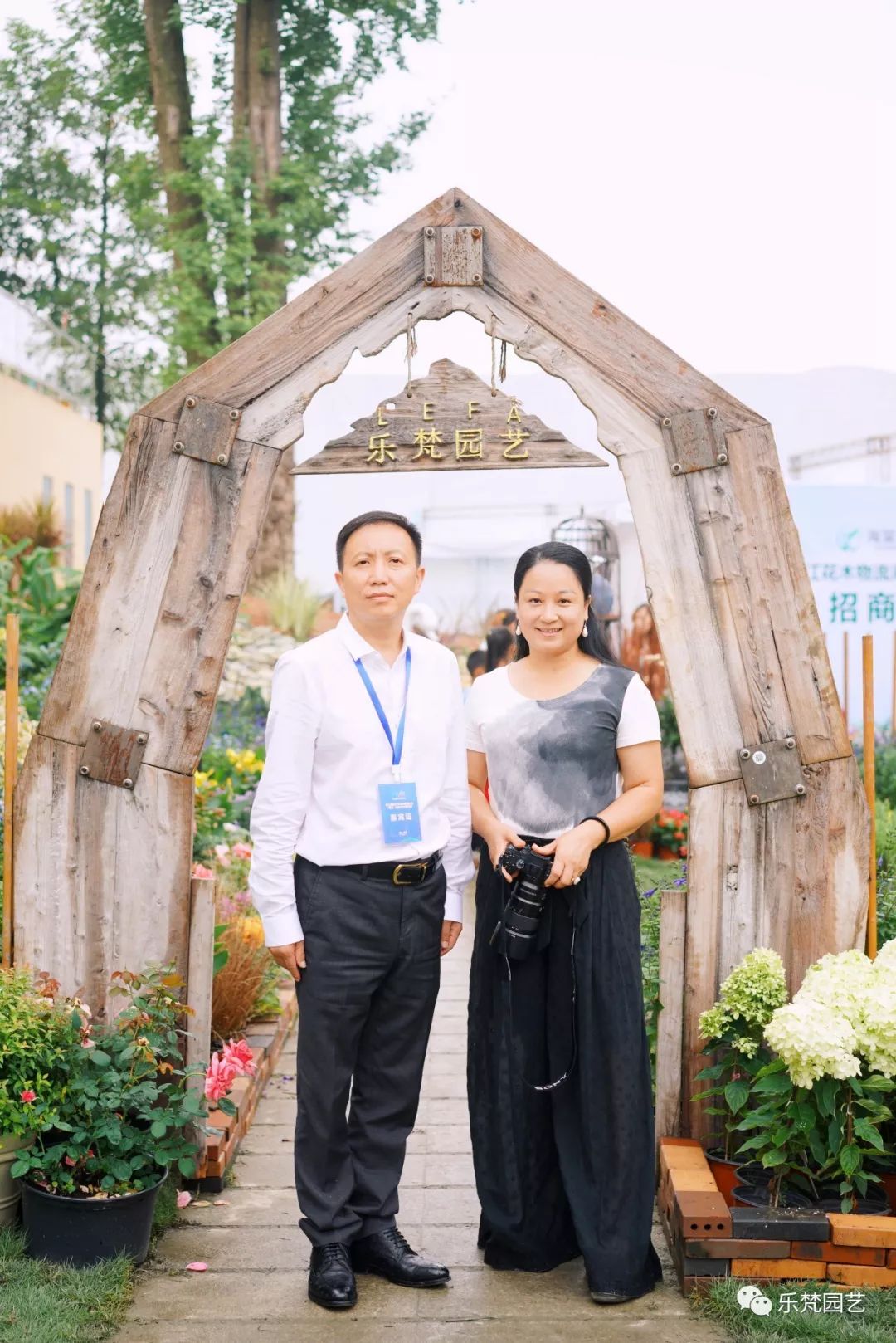 乐梵园艺打造成都花木博览会快闪花园,惊艳全场-45