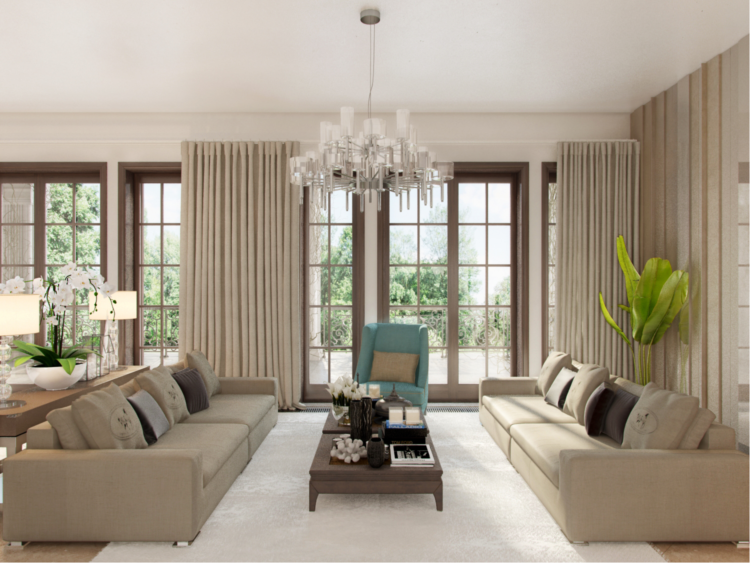 The interiors of the country residence of 1000 m  in Tbilisi Alexandra Fedorova-23