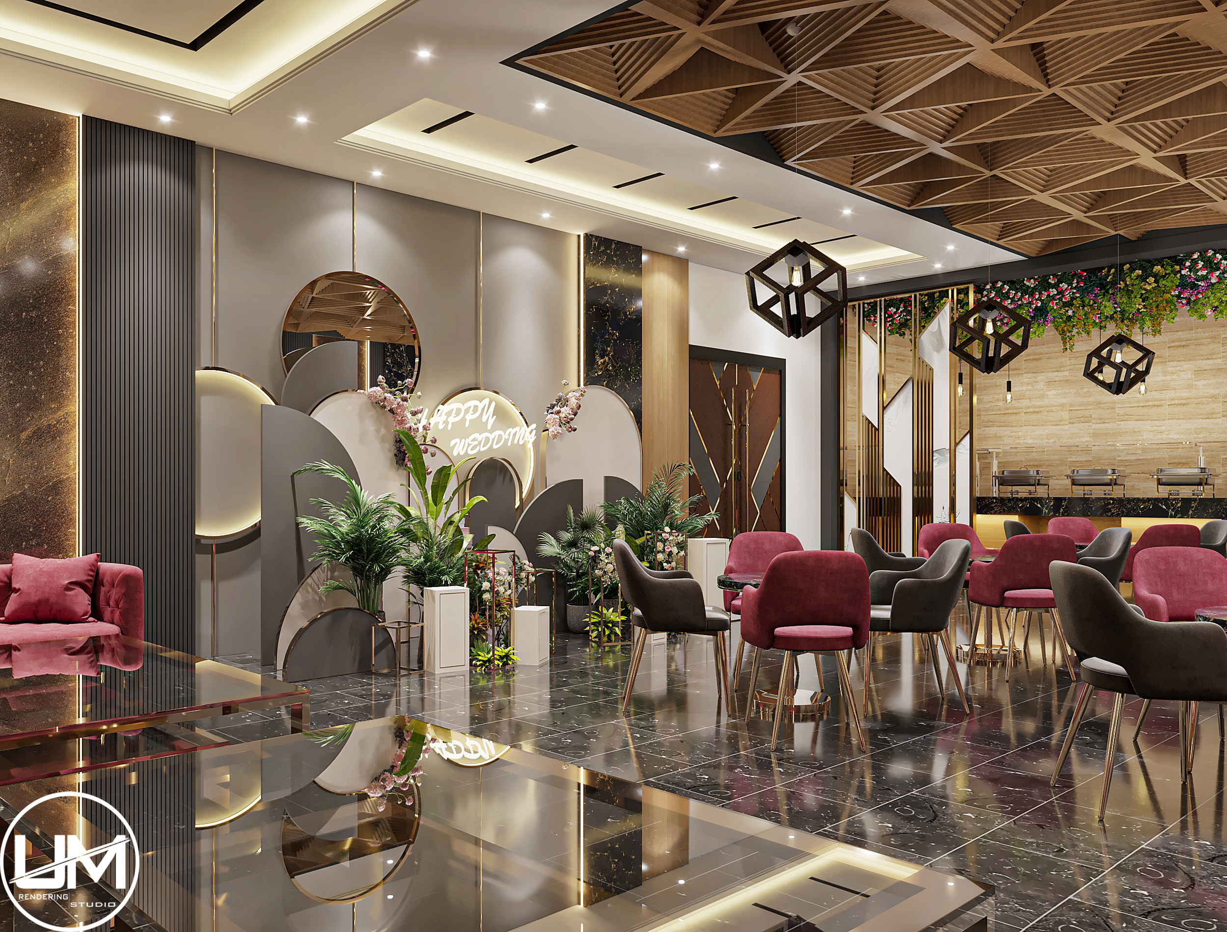 Luxurious Restaurant Interior,Lahore-0