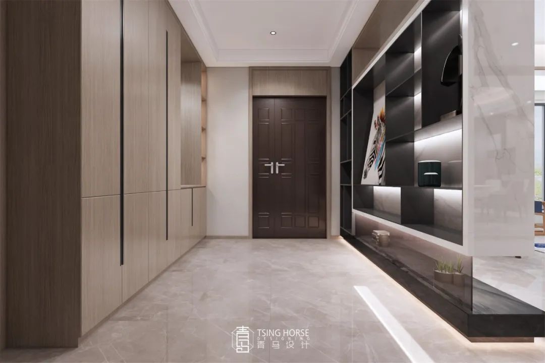 名仕花园·300㎡顶复丨青马别墅空间设计-40