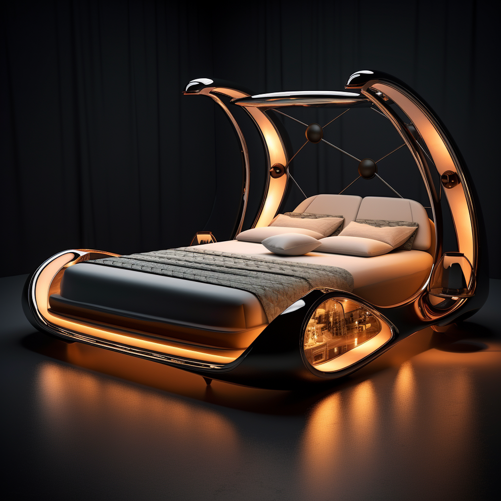 未来之梦:时尚科技床-7