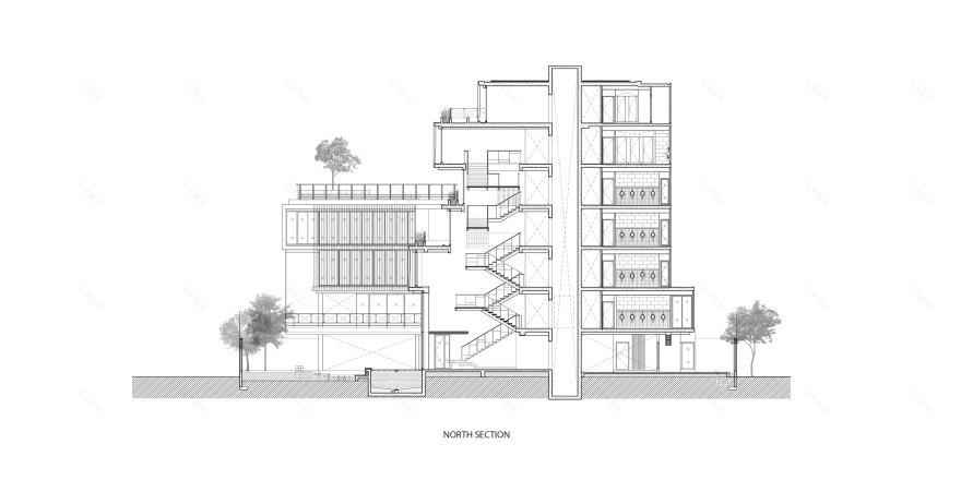 稻田梯田式办公空间设计-30