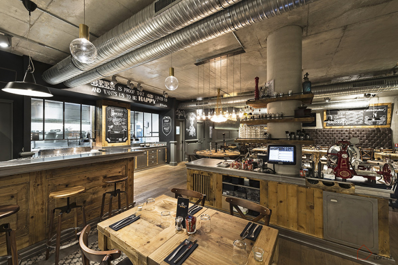 尼斯埃德加•汉堡 LOFT风格餐厅-2