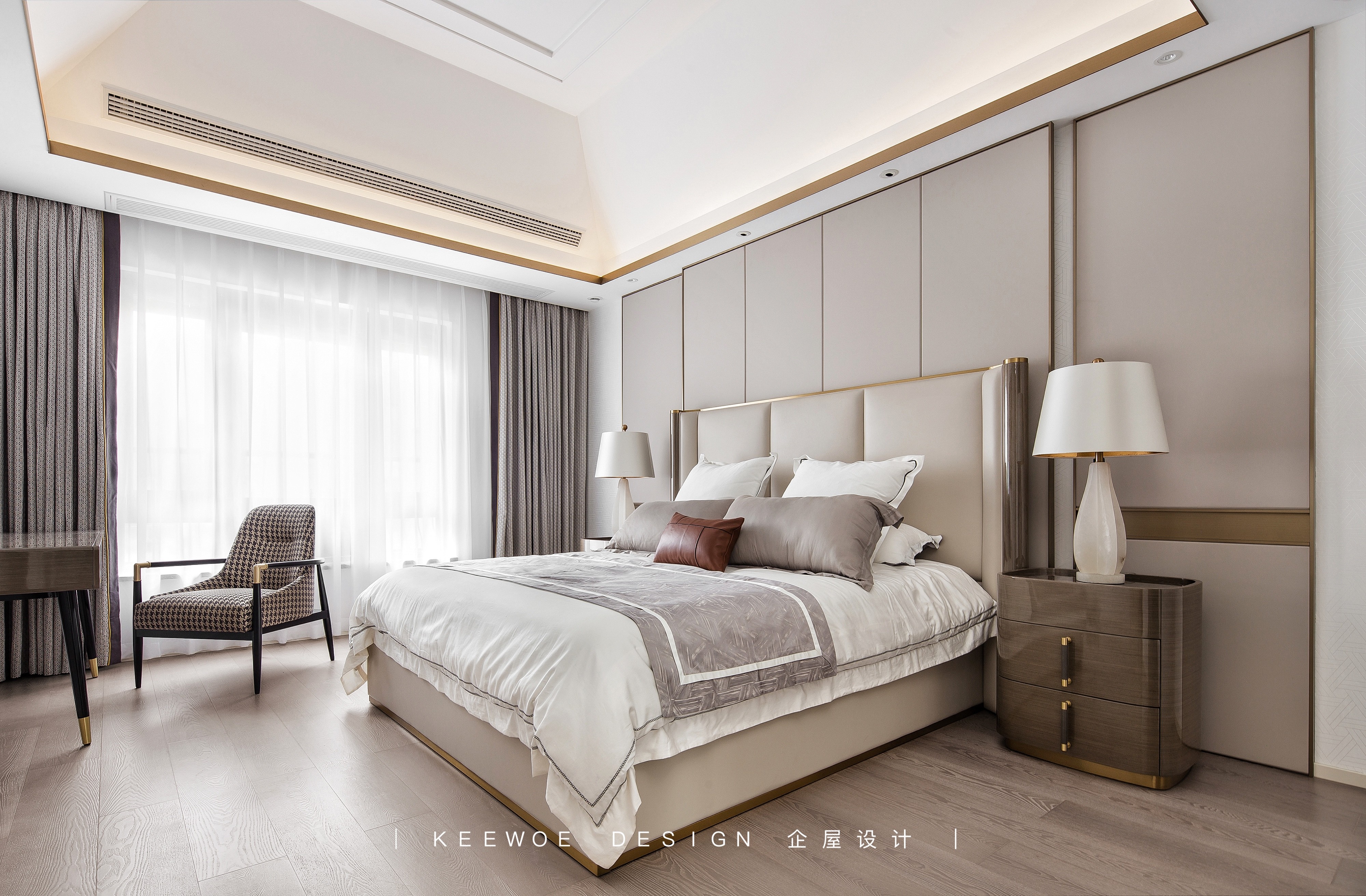 企屋设计现代轻奢 400m2 别墅设计丨中国镇江-24