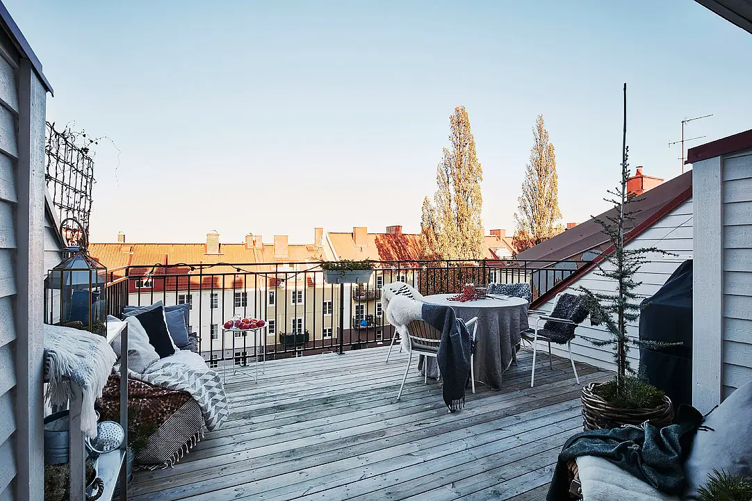 简约露台圣诞派对，赏城市夜景-24