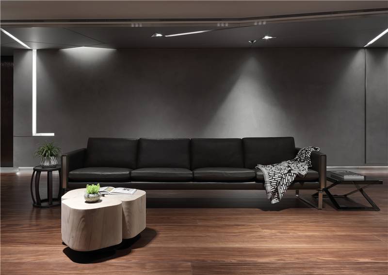 280㎡现代脱俗雅宅，“高级灰+光”-22