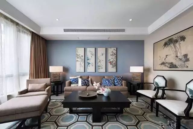 接地气!190平现代中式,花园阳台真的很漂亮!-11