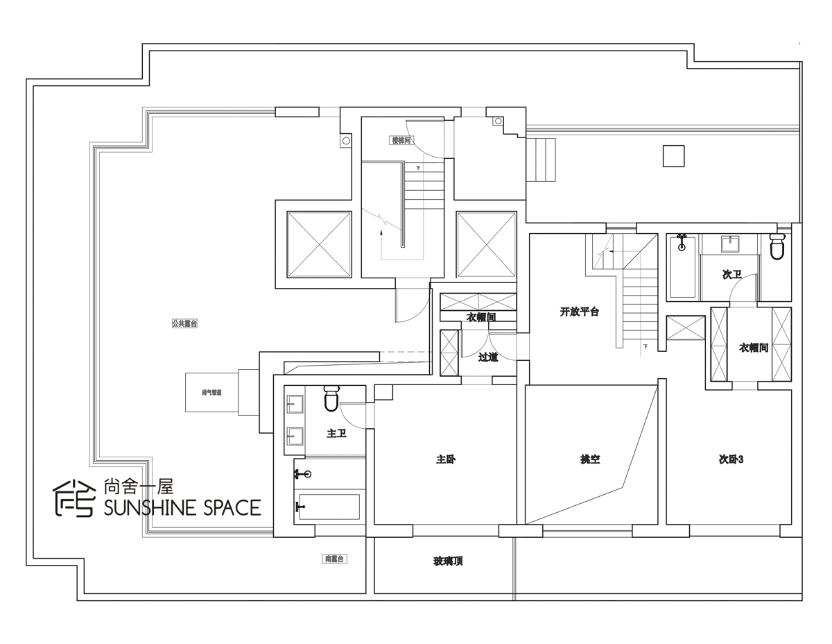 西溪蝶园250m²新中式住宅  尚舍一屋-5
