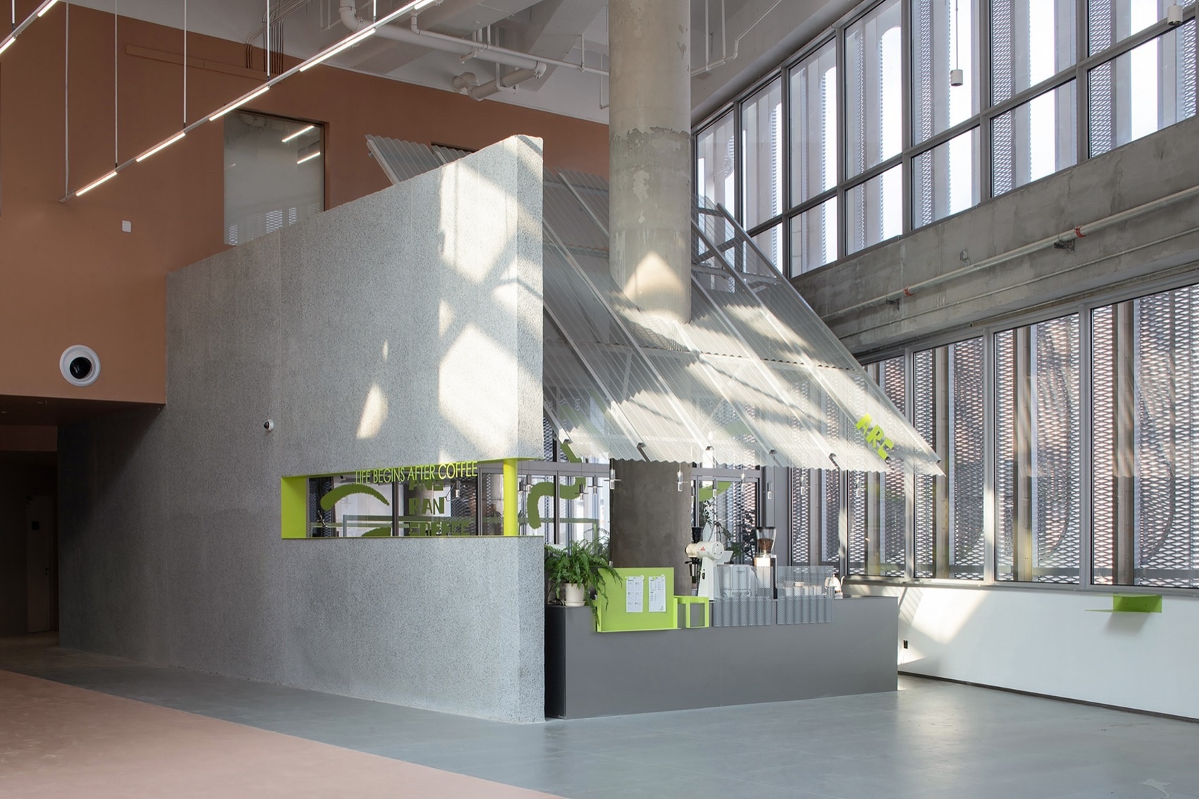 上海拾集建筑办公室及盎然咖啡丨中国上海丨上海拾集建筑设计有限公司-2