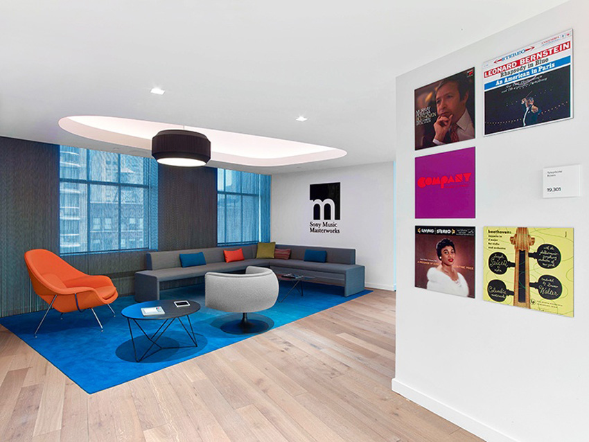 索尼纽约新总部现代办公空间设计-19