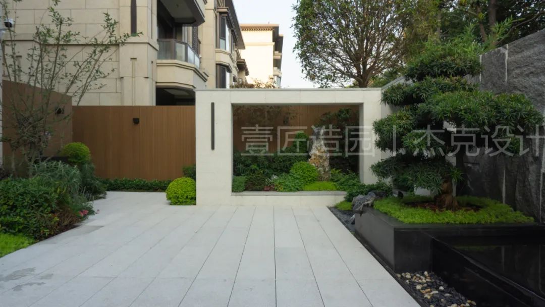 一庭一院一世界 · 正弘瓴的极简庭院设计丨【壹匠造园】-20