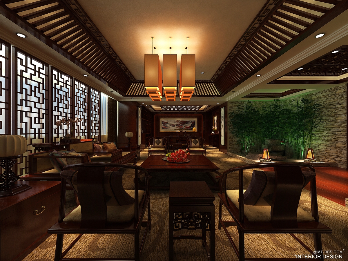 董事长办公室  古典中式-4