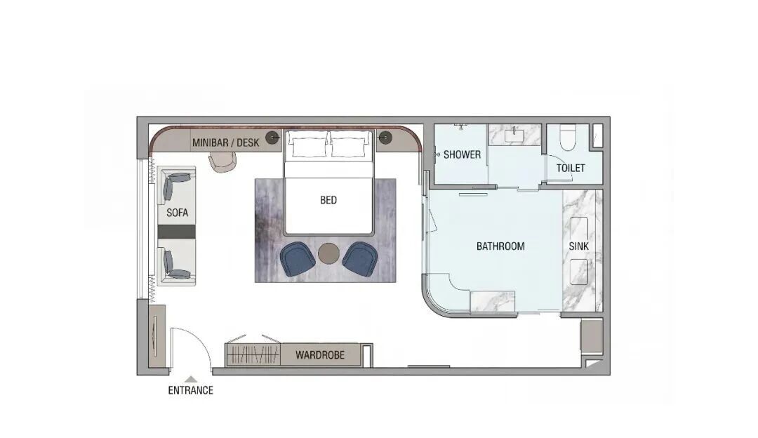 吉隆坡·康莱德酒店丨马来西亚吉隆坡丨Yabu Pushelberg-19