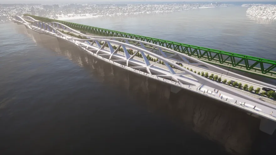 Chameleon 城市桥梁丨匈牙利布达佩斯-52