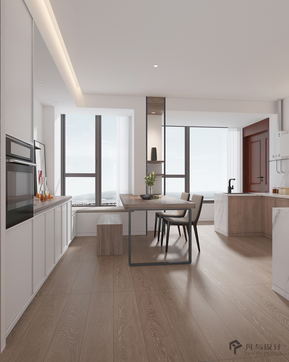 合肥品味紫园【而述】——开放式中西厨餐厅设计-19