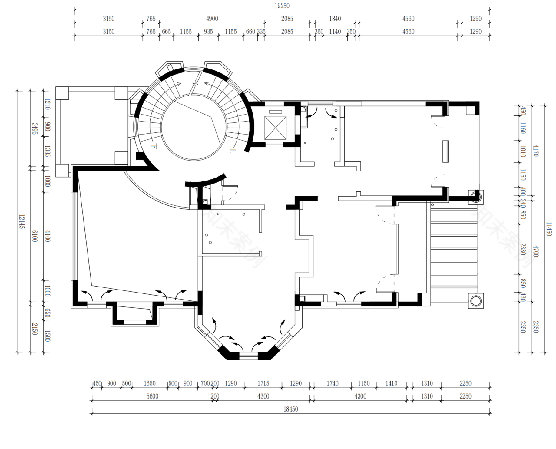 法式优雅 · 1100㎡独栋别墅的奢华改造之旅丨尚层装饰-12