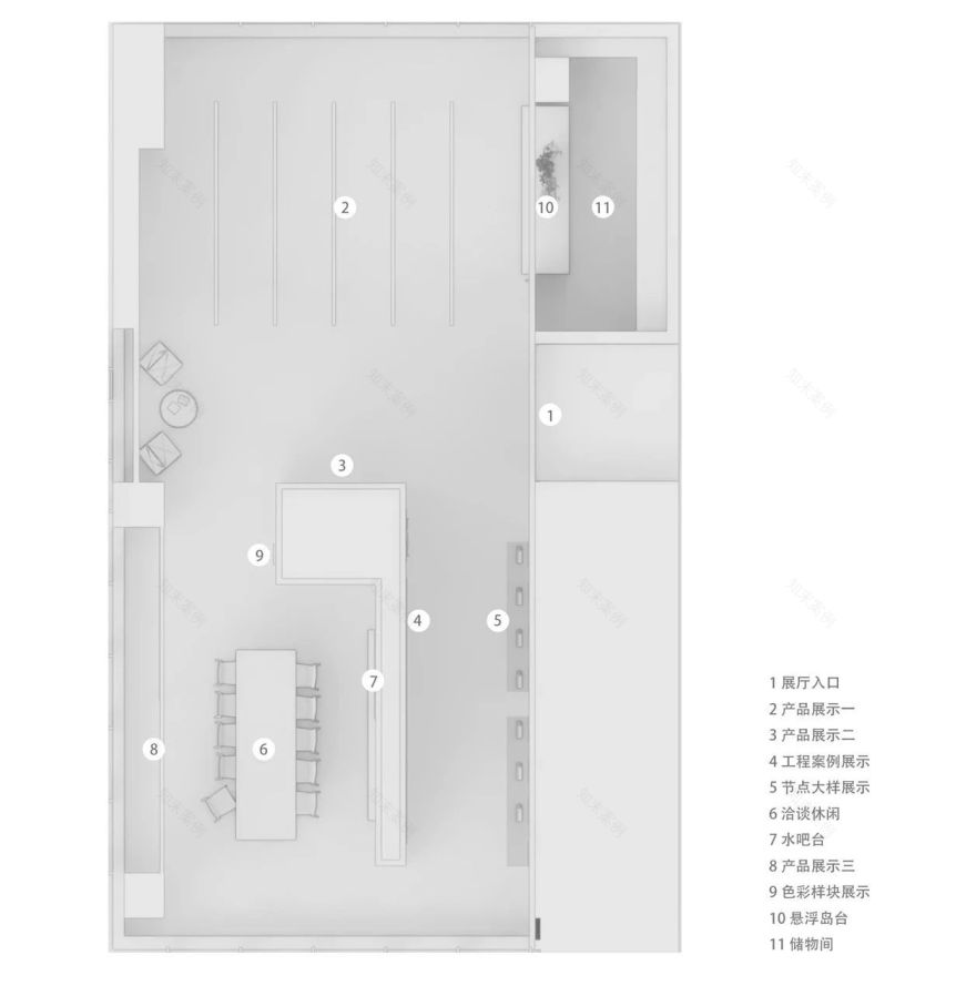 上海九亭高层办公楼窗户展厅设计丨中国上海丨肃画建筑 ADWANGStudio-48