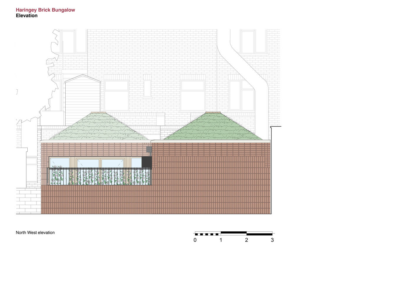 北伦敦哈林盖砖石别墅丨英国伦敦丨Satish Jassal Architects-46