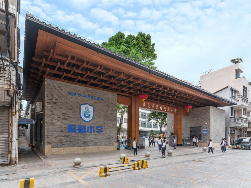 东莞千年古城里的百年小学丨中国东莞丨见筑社-4
