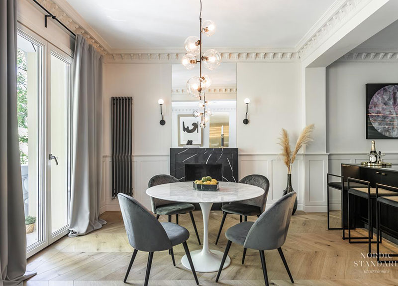 Madrid 经典建筑中的时尚公寓设计-5