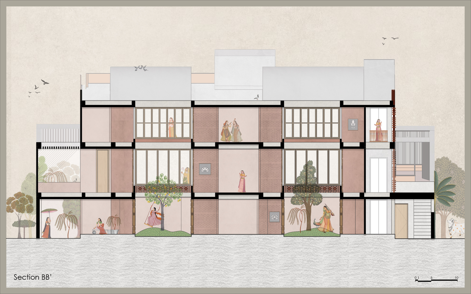 迷宫屋丨印度丨MISA ARCHITECTS-51