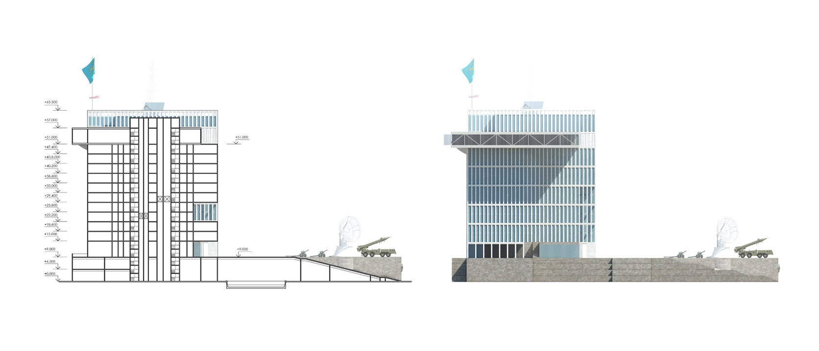 多功能国防部大楼 · 现代设计与多功能空间的完美结合-9