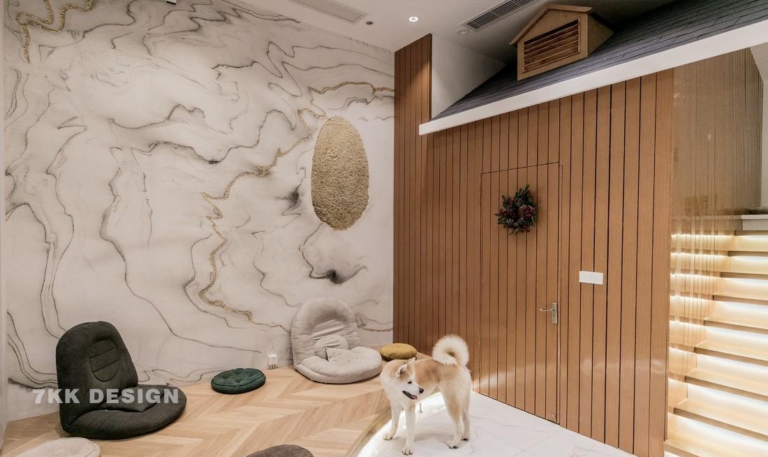 北欧风餐厅设计，温馨简约，金色点缀，打造现代轻奢空间-10