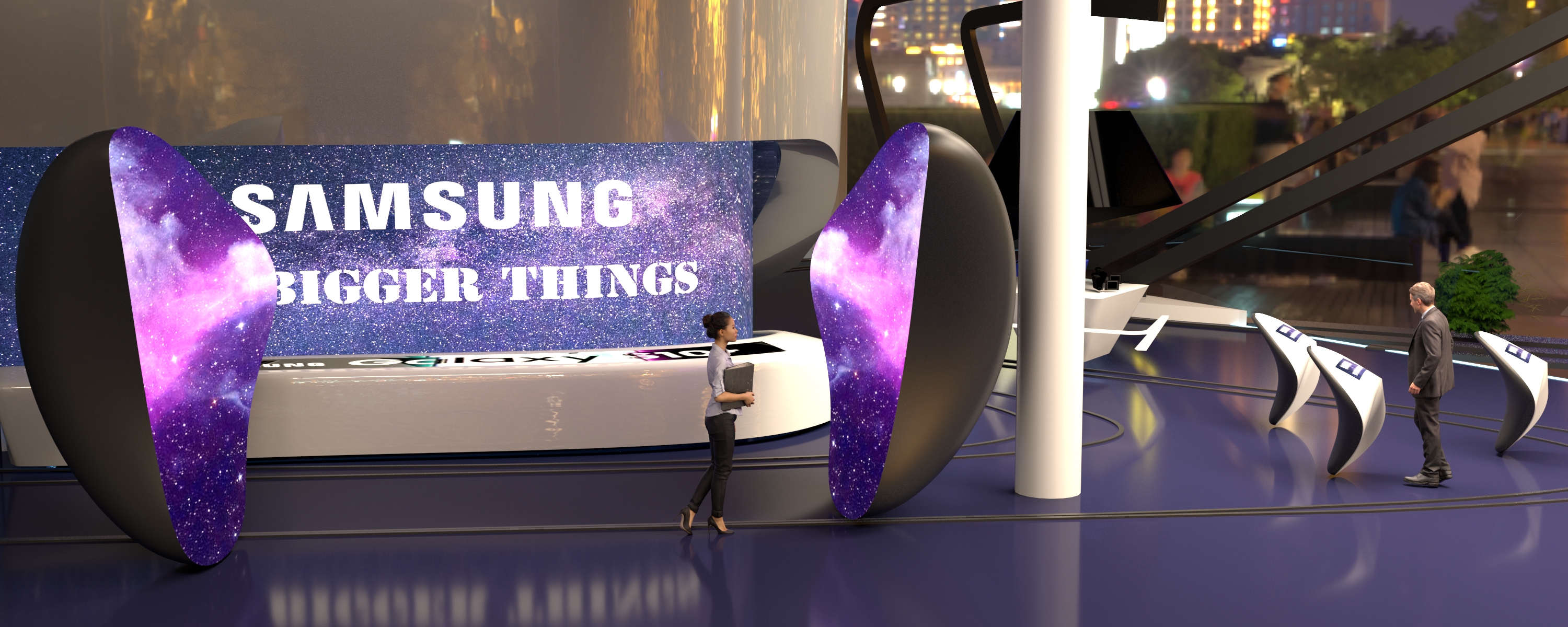 三星公司和陈列室-1