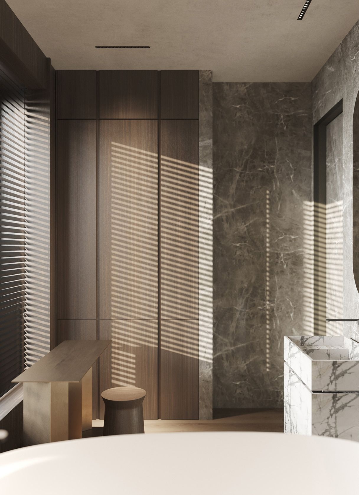 87㎡灰木+黄铜 既温暖又优雅！-20