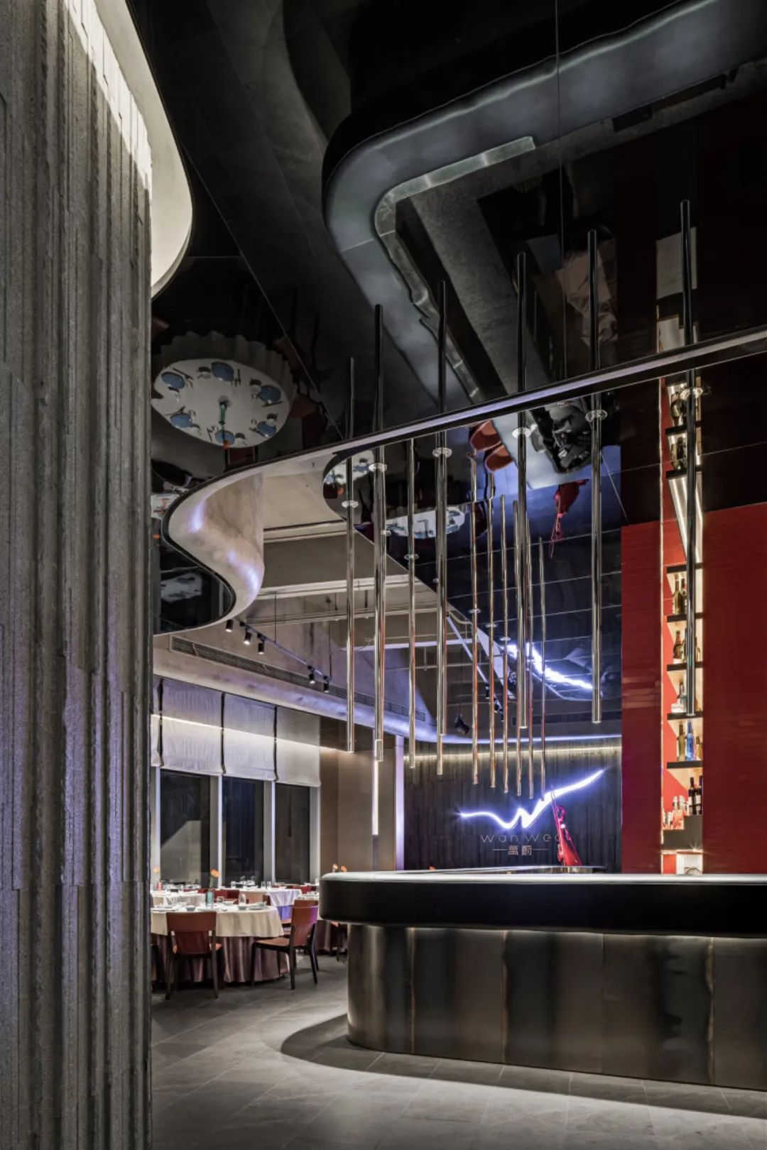 萬蔚餐厅成都世茂店丨中国成都丨IN.X屋里门外设计-19
