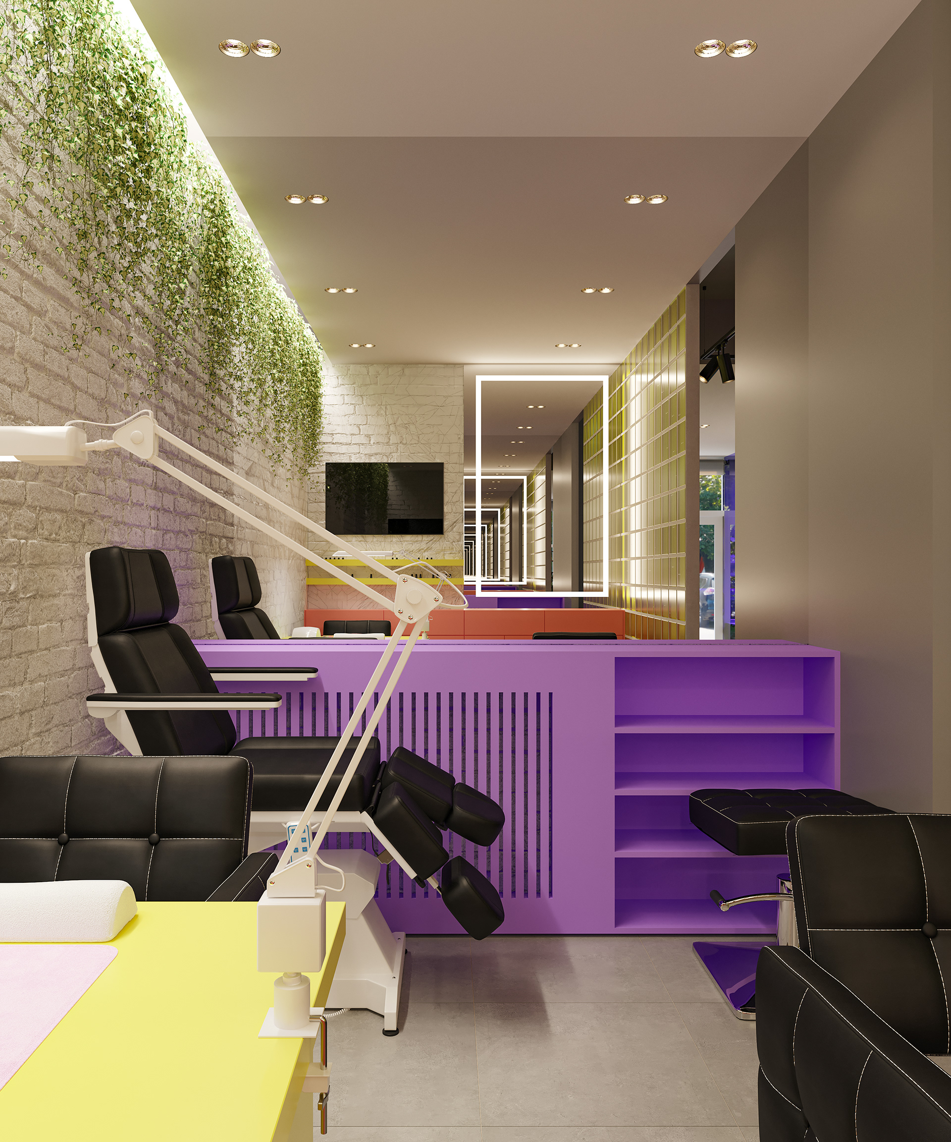 Сolor beauty salon interior-4