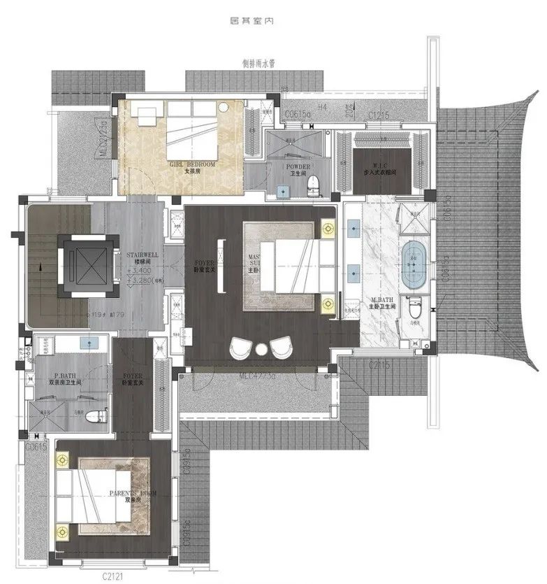 重庆融创桃花源 406 样板间丨中国重庆丨北京居其美业室内设计有限公司-150