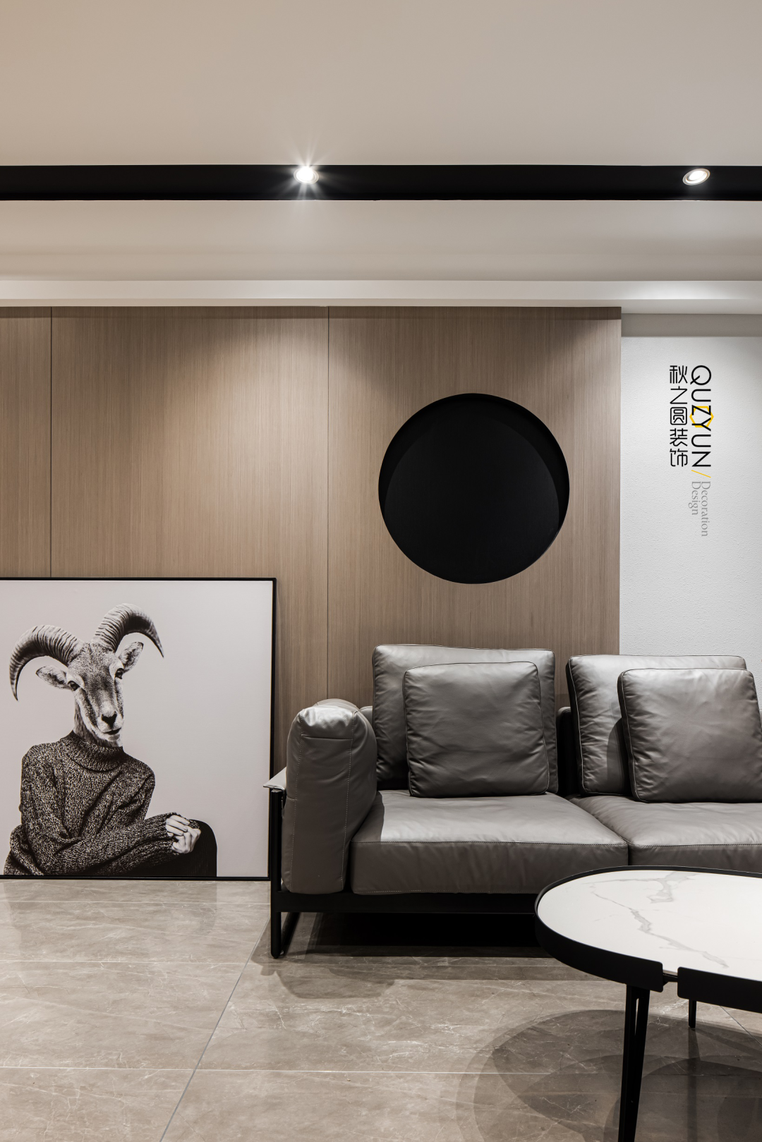 现代简约龙湖尚品140平空间设计丨中国常州丨意象QUZYUN|DSEIGN-14